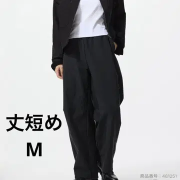 유니클로 저지 커브 팬츠 기장 짧음 M
