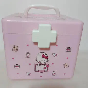 헬로키티 구급상자 핑크 새상품급