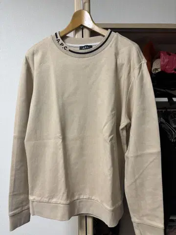 A.P.C. EARL 스웨트 셔츠 베이지