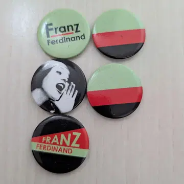 Franz Ferdinand 배지 세트 5개