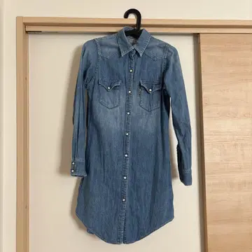 BLUE BLUE 데님 셔츠 원피스