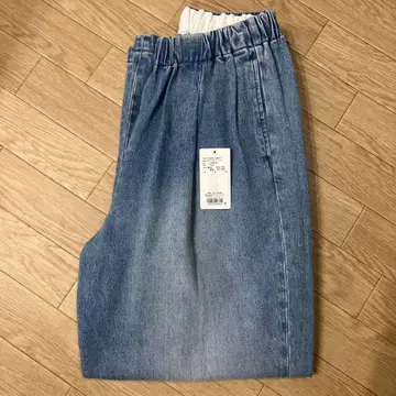 카구레 페이드 데님 이지 팬츠