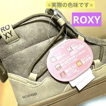 ROXY 방수 스웨이드 부츠 베이지
