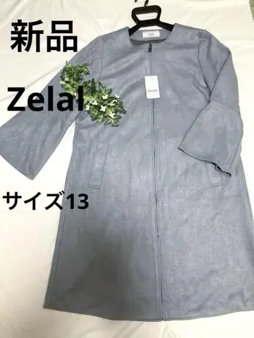 새상품 택 포함 Zelal 제라르 노카라 코트 사이즈 LL 색스