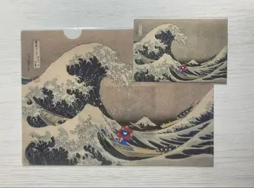 미야쿠미야쿠 & 가쓰시카 호쿠사이 콜라보 우키요에 클리어 파일 / 엽서