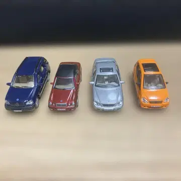 1/72 메르세데스 벤츠 미니카 4대 세트