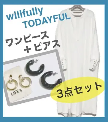 willfully 롱 원피스 TODAYFUL 원피스 후프 귀걸이
