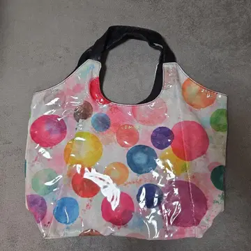 ILEMER 컬러풀 도트 토트백