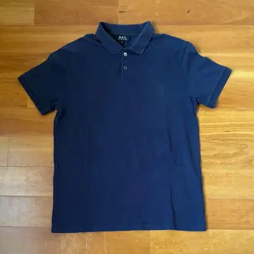A.P.C. 네이비 피케 셔츠 S