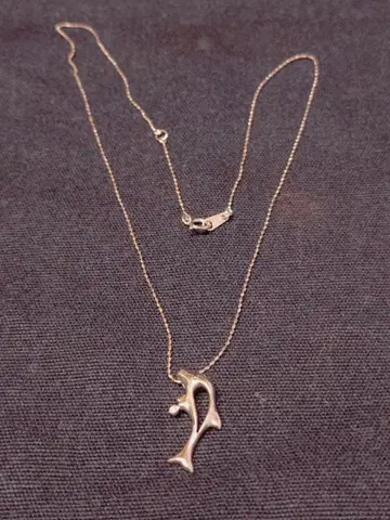 10금 WG 목걸이 돌고래 탑