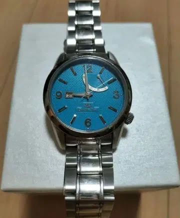 오리엔트 스타 터콰이즈 한정판 자동 와인딩 레어 케이스 포함