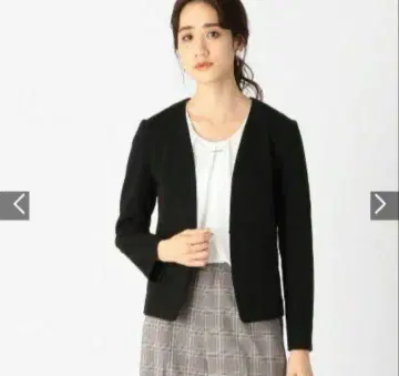 새상품 컴시즘 모크로디 노카라 저지 자켓 11호