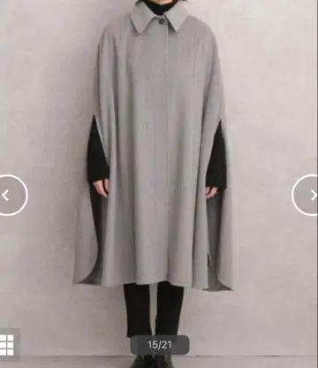 [미사용에 가까움] 나노 유니버스 롱 케이프 코트