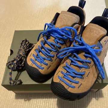 KEEN JASPER 클라이밍 신발 브라운/블루 24cm