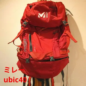 밀레 ubic40 빨간색 백팩 새상품급