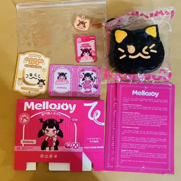 mellojoy 스퀴즈 냥코족 토스트 키링 파손 있음 중고품