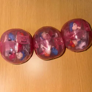 토프슬란과 비프슬란 미니어처 램프 무민 가챠 캡슐