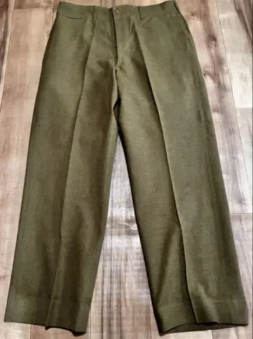 40s 빈티지 U.S.ARMY 울 트라우저 34 x 31 밀리터리