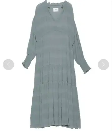 Ameri SHIRRING PLEATS DRESS