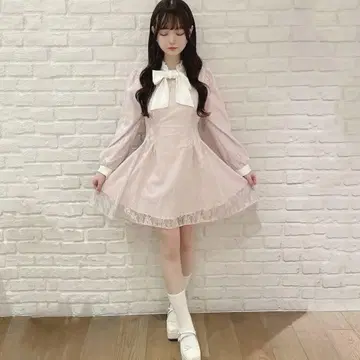 evelyn 원피스 핑크