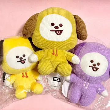 BT21 CHIMMY 봉제 인형 코듀로이 베이직 퍼플