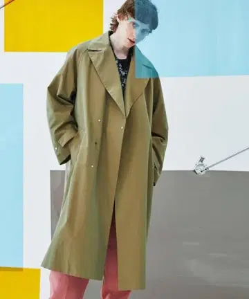 [ 미사용급 ] MAISON SPECIAL 올메텍스 오버 더블 코트