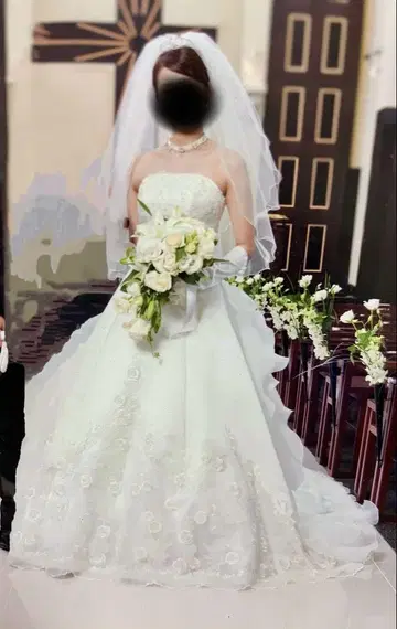 웨딩 드레스 클리닝 완료