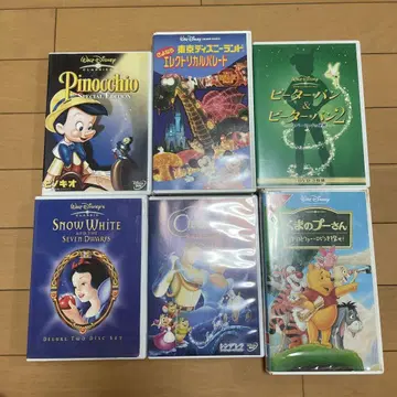 디즈니 애니메이션 DVD VHS 세트