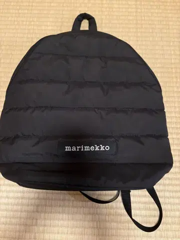 marimekko 블랙 럭색/백팩