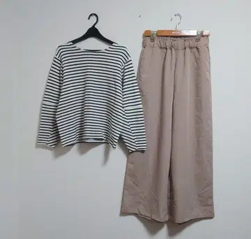 묶음 판매*코디 판매*가을 코디*캐주얼*보더 롱 T*팬츠 엄마 코디