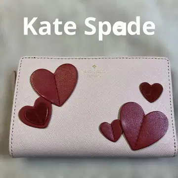 kate spade 입체 하트 모티브 접이식 지갑
