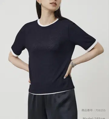 PLST 시어 레이어드 3WAYT 셔츠 블랙