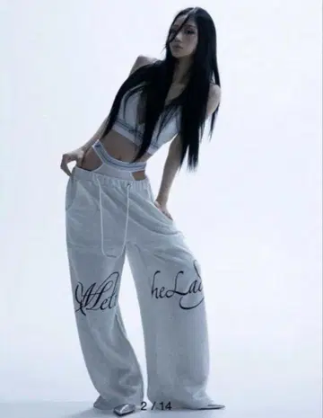 meltthelady logo slit pants