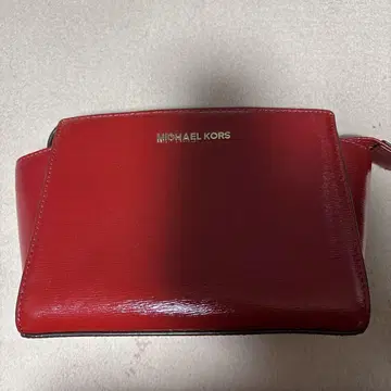 MICHAEL KORS 레드 숄더백