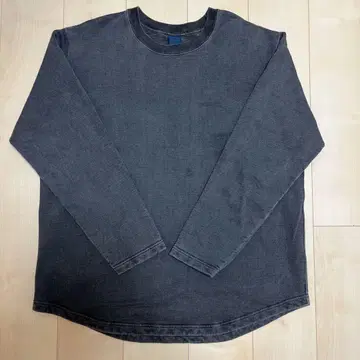 goodon 라프 크루넥 맨투맨 L 후염 블랙
