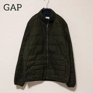 GAP 다운 자켓 L 그린 남성용 아우터 심플 캐주얼