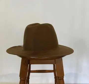 H.W. DOG & CO. 브라운 펠트 햇 38