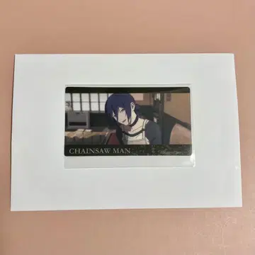 체인소 맨 레제 마네키네코 콜라보 클리어 카드