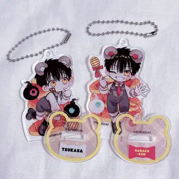 지박소년 하나코 군 아크릴 스탠드 아크릴 키링 곰 세트