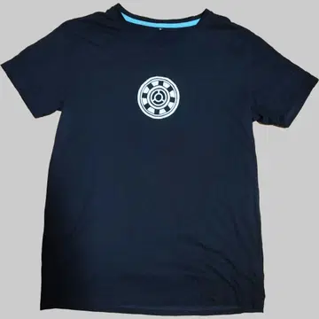 아크 리액터 아이언맨 블랙 T셔츠 축광 어벤져스