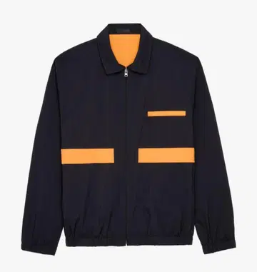 리버서블 자켓 블랙 오렌지 자라 ZARA 리미티드 XL