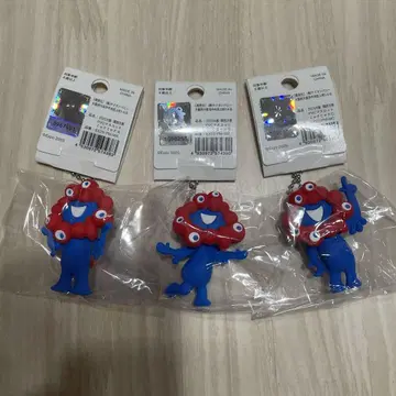 간사이 만박 미야쿠미야쿠 pvc 마스코트 3개 세트 abc 키링 완판템
