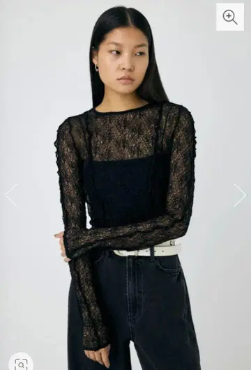 PLUMPY 레이스 상의 MOUSSY