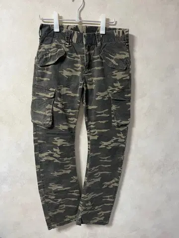 AKM 카고 팬츠 카모플라쥬 카모플라주 부츠컷
