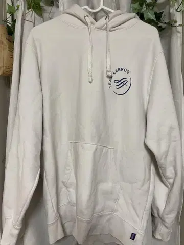 LABROS 화이트 후드티