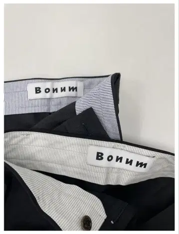 Bonum 보 TW 스트레이트 슬랙스 팬츠 베이크루즈