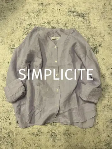 SIMPLICITE 심플리시떼 라미 V넥 블라우스
