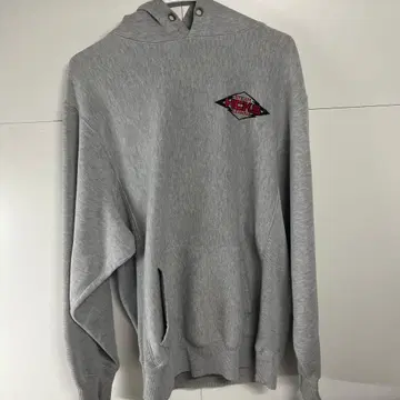 HICKS 그레이 후드 부착 후드티