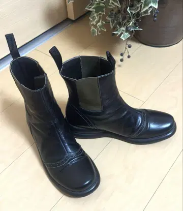 인브리드 가죽 하프 부츠