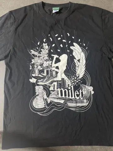 milet T셔츠 L 사이즈 블랙